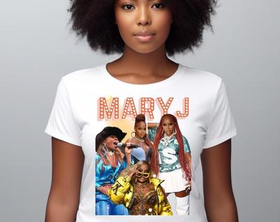 Mary J. Blige Concert T-Shirt and Kids Tshirt: Unisex MJB Tee