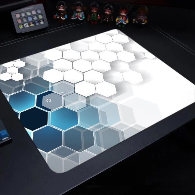 500X500 Hexagon Gaming Mouse Pad Computer Laptop Rubber Mousepad for PC Gamer Desktop Decoration Mouse Mat Deskmat Rug