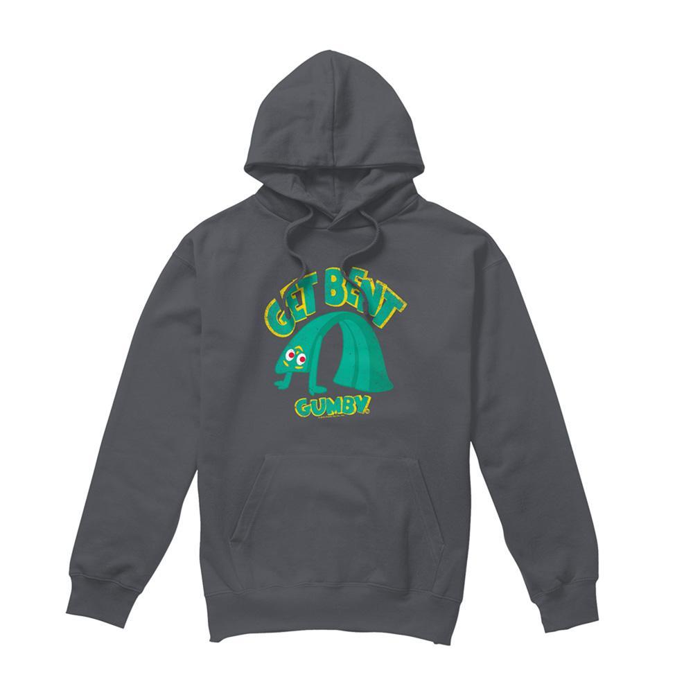 Gumby Unisex Adult Get Bent Heather Hoodie