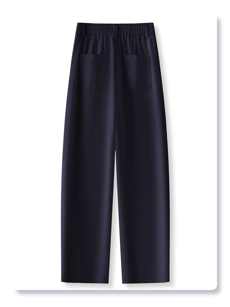 Women's Beige Harem Pants 2025 - New Spring Straight-Leg Slimming Casual Style