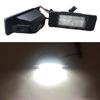 2Pcs Vehicle Rear License Plate LED Light for  X-Trail  Qashqai