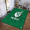 Mexico Green Tribal Designed floor mat, suitable as a non-slip mat for the living room or bedroom sofa