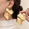 European and American Fashion Hot-selling Jewelry New Glossy Exaggerated Personality Geometric Earrings Women's Irregular Earrings