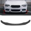 Front Bumper Lip Spolier 2 Section Bumper Lip Chin Splitter Diffuser Protector Fit For 1 Series F20 F21 Pre LCI M‑Sport