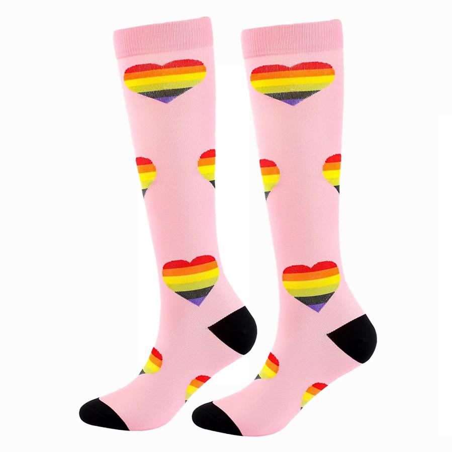 Pánské Dámské Ponožky Kompresní Ponožky Elastické Sportovní Krásné Nohy Sestra Punčochy Běh Lezení Cyklistika Let Cvičení