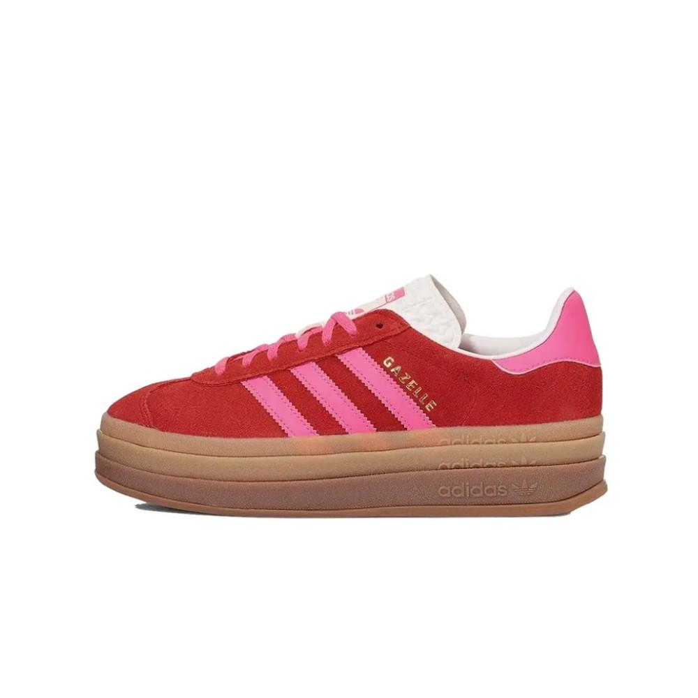 Adidas Gazelle Bold Collegiate Red Lucid Pink
