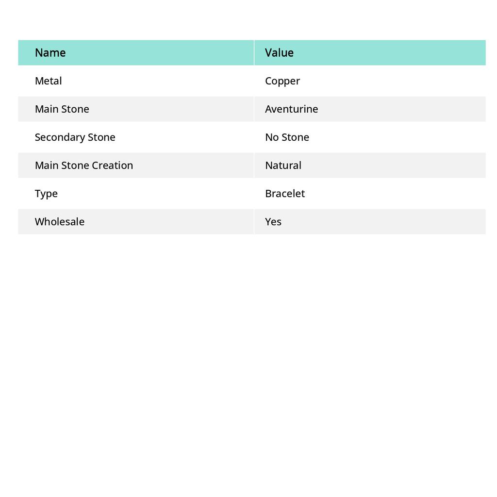 Grüner Aventurin Handgefertigt Kupferdraht Wickelarmreif Verstellbar t7B37