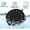 Sauerstoffverstärkende Disk Bubble Light Aquarium Landschaft Bunte LED Wasserdicht Aquarium Runde Bubble Light Aquarien Zubehör
