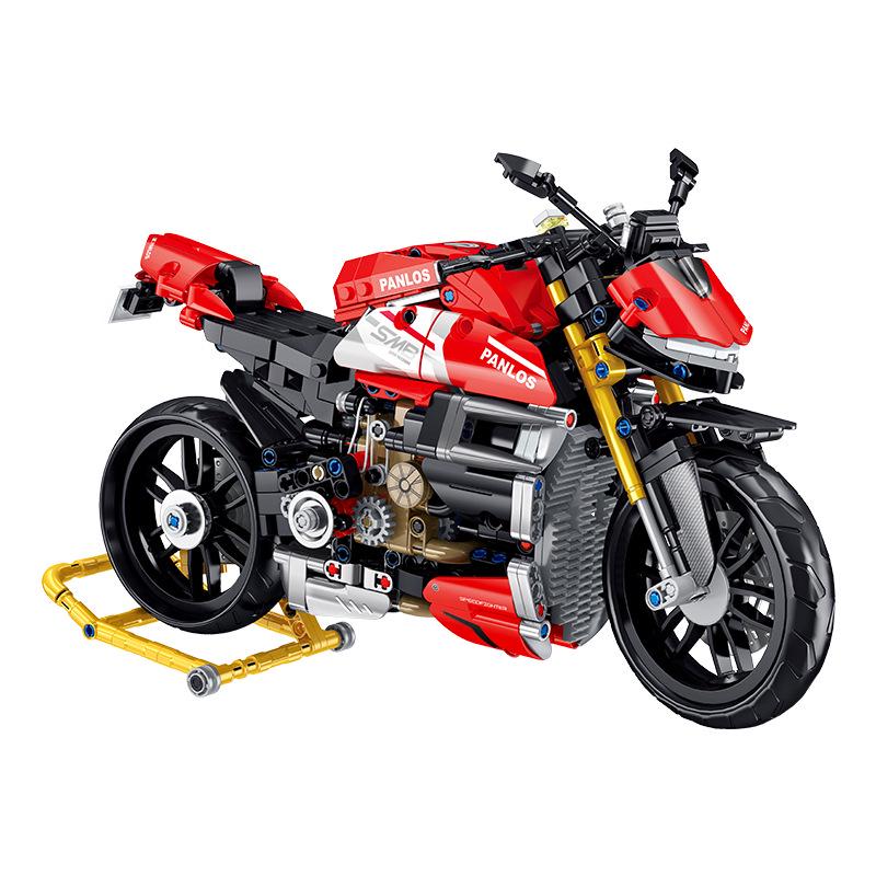 Dukadi Baoma Motorcycle Model Building Blocks - 1:5 & 1:8 Scale Toy for Boys