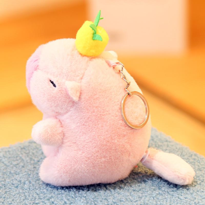 

Kapibara doll snapping ring bracelet plush toy wagging tail capybara doll gift girl doll wholesale The size is as shown in the color