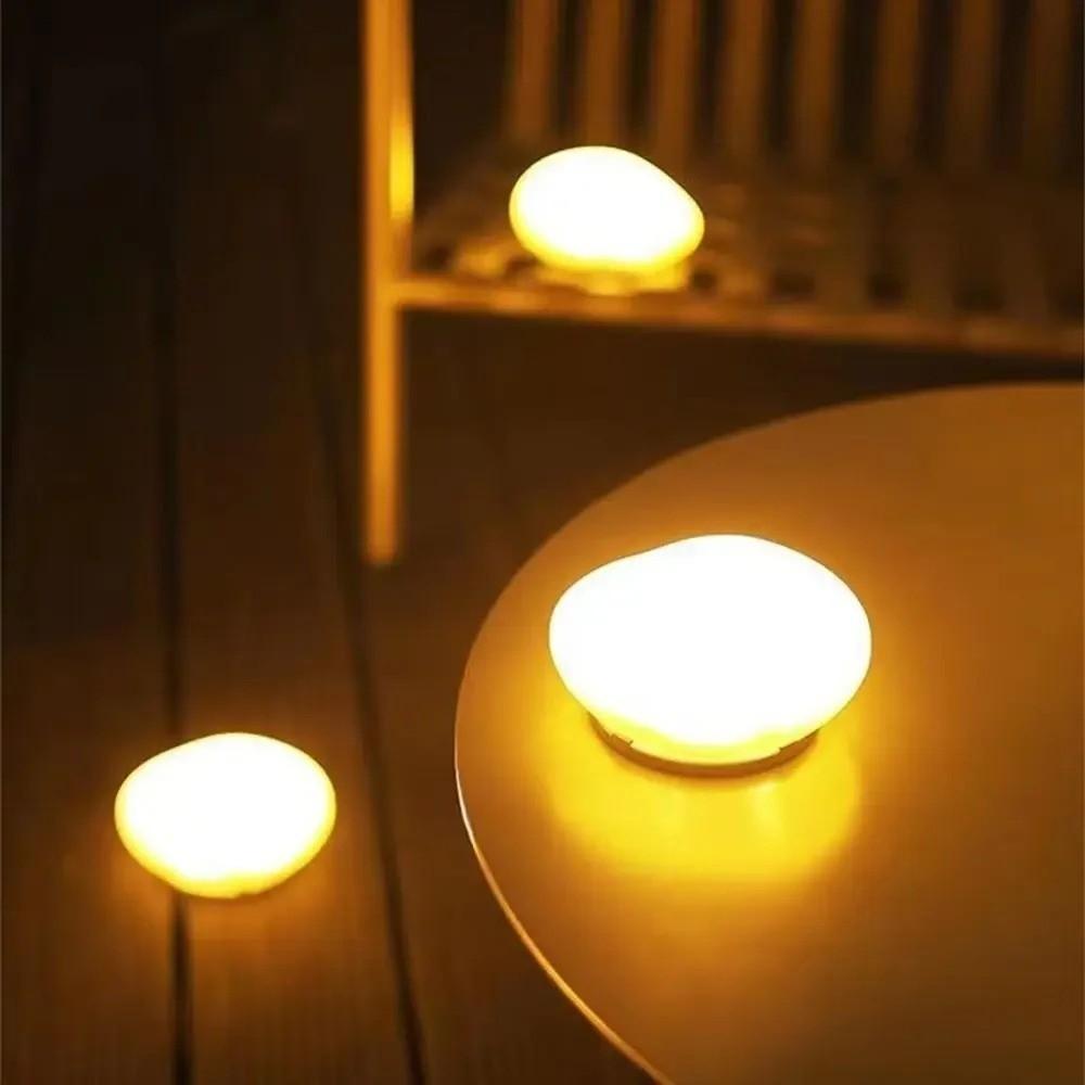 Solar Powered Frosted Glass Ground Lamp LED Outdoor Waterproof Lantern  Yard