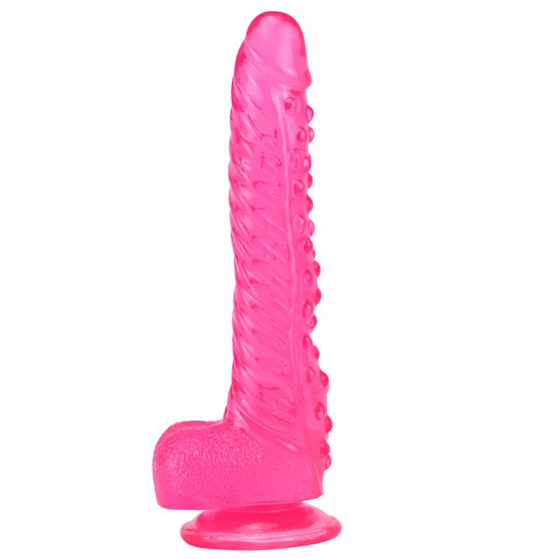 Front Female Thread Granular Massage Female Simulation Dildo Adult Sex Toys