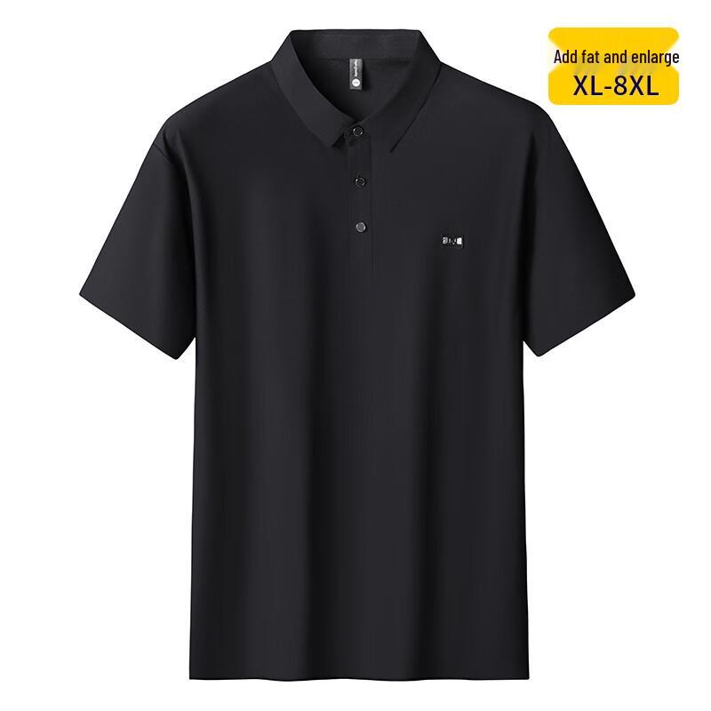 

Men s Plus Size Short Sleeve Business Casual Polo Shirt 6XL