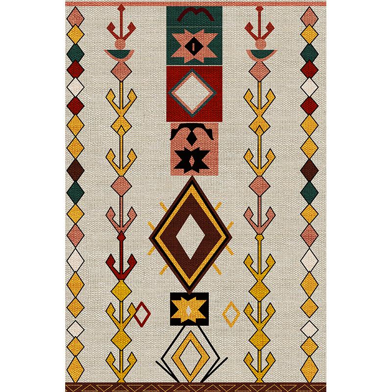 Ethnic Style Rugs for Bedroom Morocco Living Room Decoration Large Area Carpet Soft Fluffy Floor Mat Colorful Plush Bedside Rug