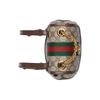 Gucci Ophidia Double G Logo Adjustable Shoulder Strap GG Supreme Canvas Mini Backpack Women Backpack Ebony Beige 795221-96IWG-8745