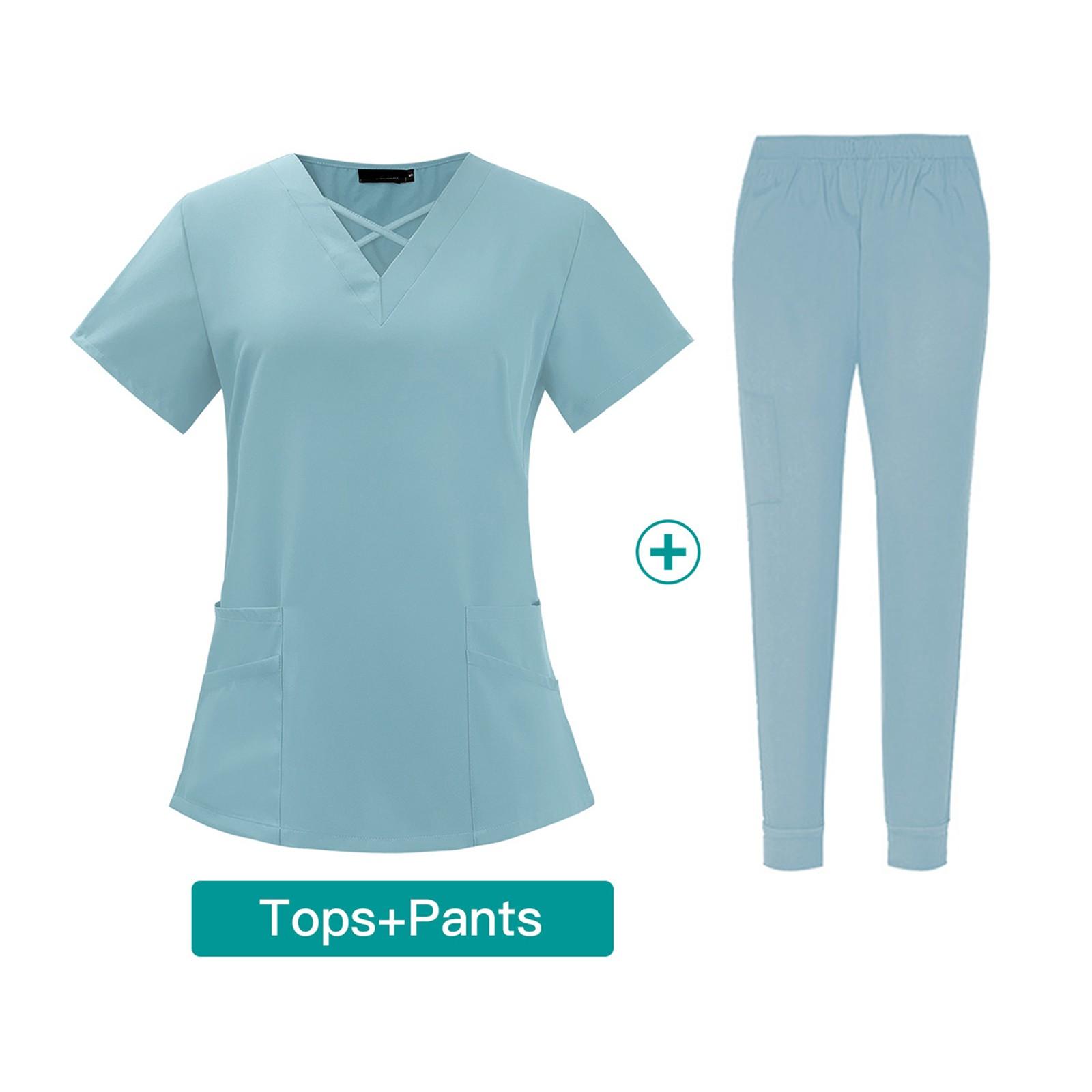 

Женский комплект из двух предметов с v-образным вырезом, комплект одежды для стирки, эластичная, быстросохнущая одежда XXL