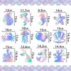 Birthday Mermaid Party Decorations Spiral Hanging Ornaments For Children Event