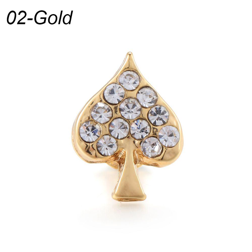 

Металлический ремешок с бриллиантами и гвоздями, аксессуары, декоративное кольцо, браслет, подвески, ремешок для часов, орнамент gold-02