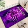 1PC Custom Name Heart Darkness Theme Floor Mat Ideal for Living Room, Game Rooms, Office, Bedroom,Floor Mat Playful Design