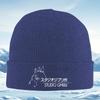 Totoro Studio Ghibli diseño logo negro Hombres Mujeres Unisex Gorro de Punto Gorro de Invierno Térmico Cálido Navidad Exterior Cy