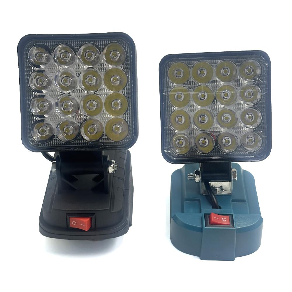 NEW Cordless LED Work Light For Makita 11.1V-18V Li-ion Battery Lantern Outdoor Flashlight Camping Lamp Emergency Lighting