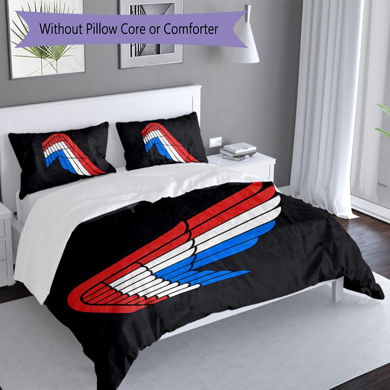 3pcs Honda Logo pattern bedding set duvet cover set includes duvet cover &pillowcases, perfect all season bedroom decoration & gift
