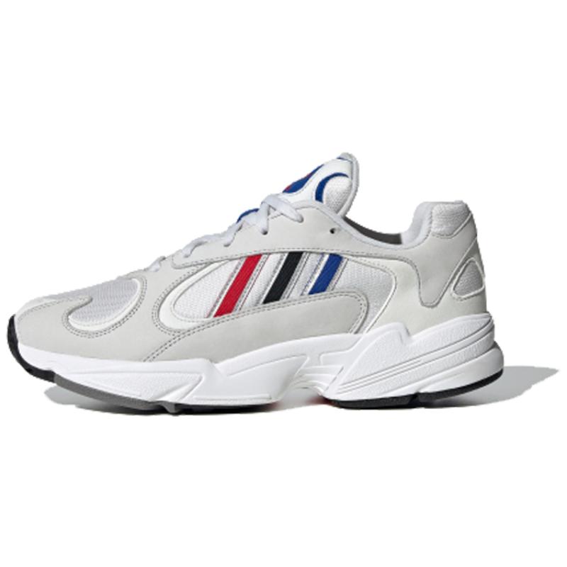 

Adidas Originals Yung 1 Minimalistic Cozy Retro Athleisure Casual Sports Shoes Unisex Gray Blue White Silver Gray Blue Sneakers FV4730 40⅔
