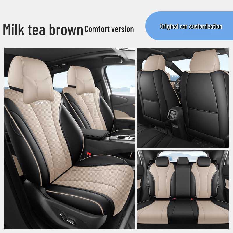 Coprisedile Auto Intelligente BYD Dolphin - Stagione Unica, Copertura Totale, Cuscino in Pelle Traspirante.