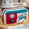 New Classic American Pencil Case Retro High Aesthetic Pencil Case Large Capacity Multiple Patterns Stationery Box For Students