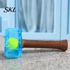 Strong Rubber Toys for Heavy Chewers Squeaky Hammer Dog Toy, Tennis Ball In Bottle Interactive Aggressive Chew Fetch Toy TPR Puppy Teething