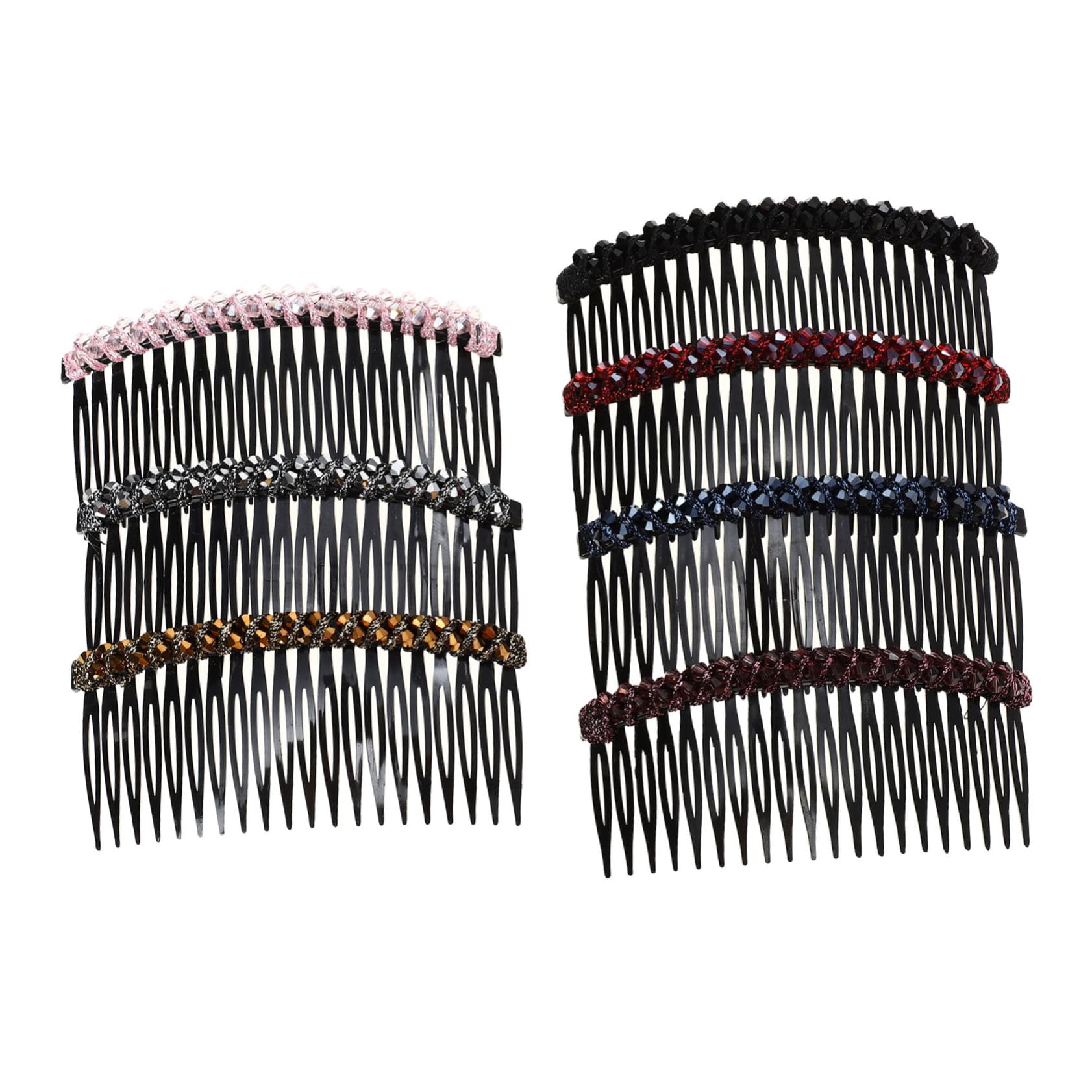 

FOMIYES Гребень Свадебная заколка-гребень со слайдом Боковая свадебная прическа Боковой гребень для волос Зажим 7 шт. Держатель, Гребень, Гребень,