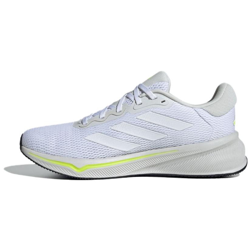 Adidas Response Comfortable Non-Slip Durable Low-Top Casual Running Shoes Men Sneakers White Yellow IH6003