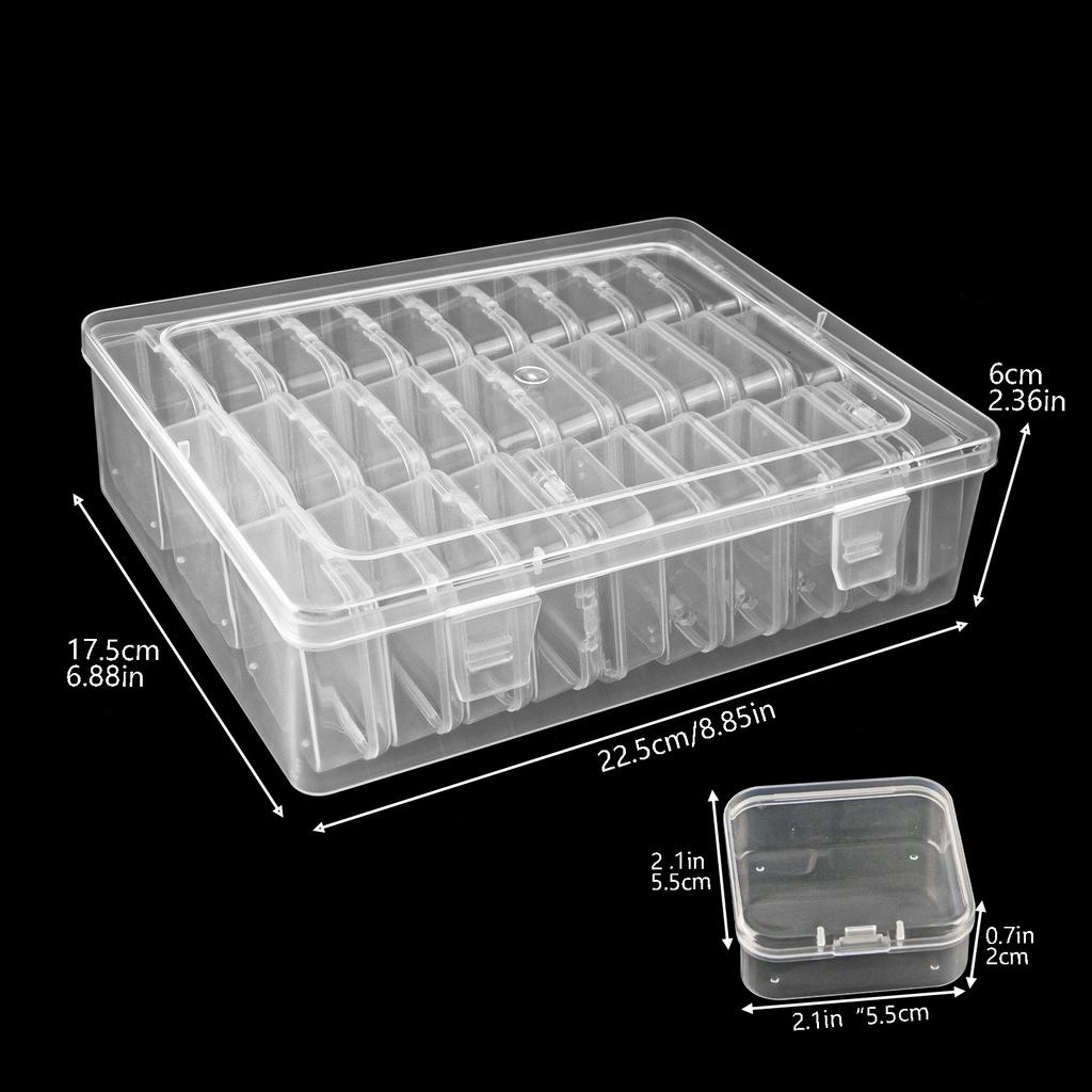 D5 DIY Diamond Painting Embroidery Storage Box Nail Art Jewelry Rhinestone Mosaic Storage Container Multifunctional Storage Box