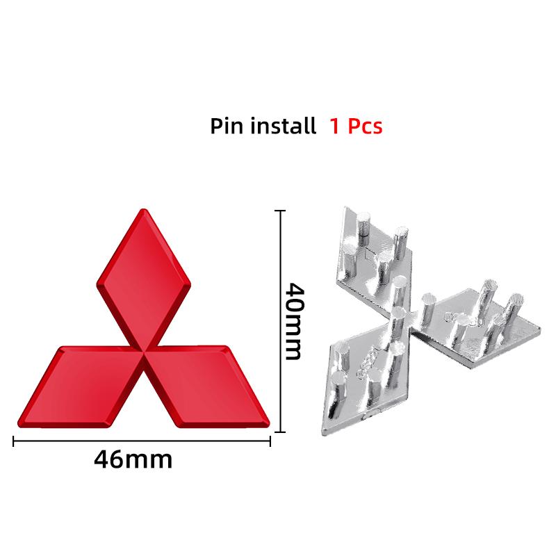 ABS Car Inner Steering Wheel Center Sticker Badge For Mitsubishi Asx Outlander Xl 3 Lancer Pajero 4 L200 Galant Lancer 10 9 X EX