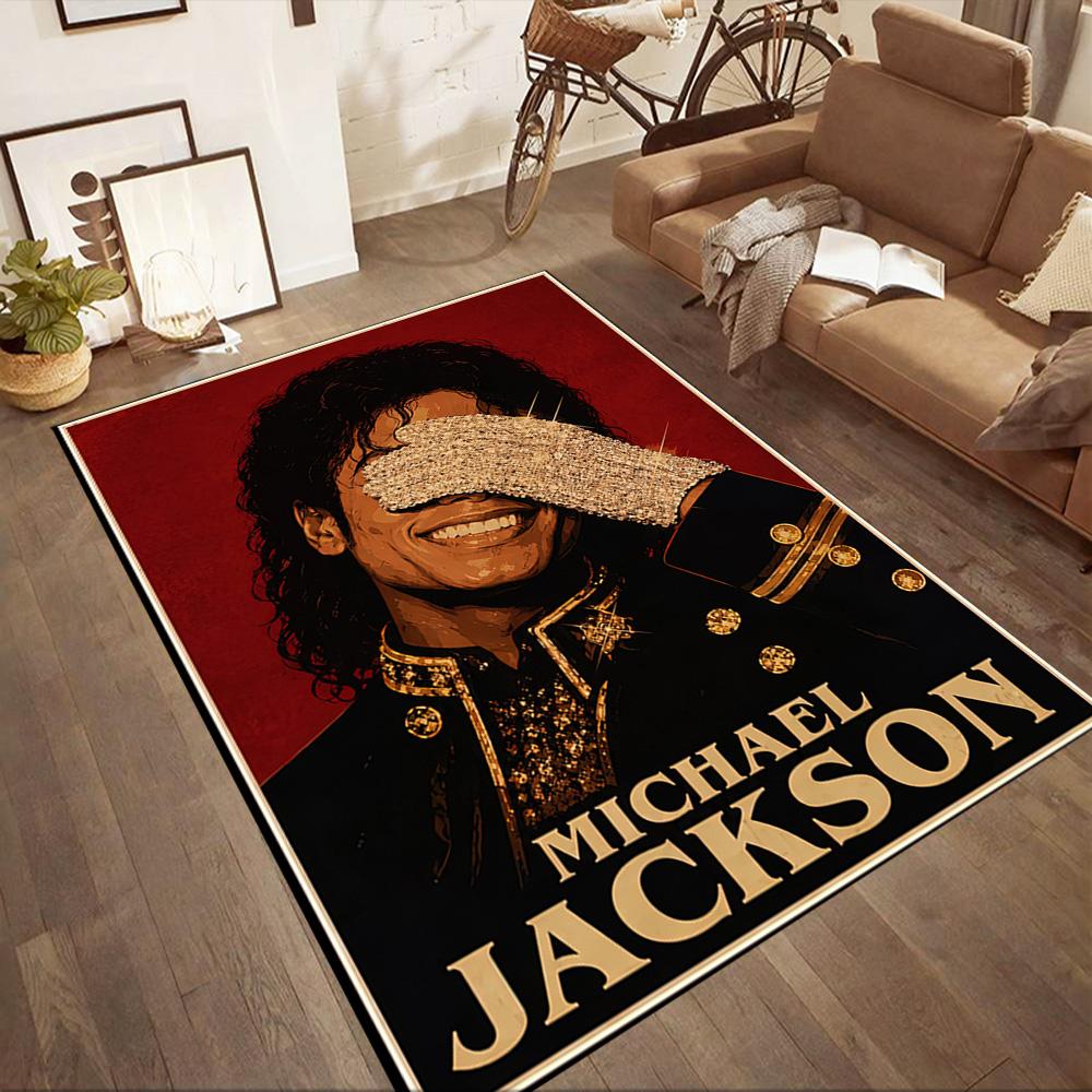 Michael Jackson 68 Area Rug Suitable for Decorate room Hallway Kitchen Entryway Antislip Carpet Anime Office Decor Wedding Party Gift