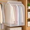 Translucent Garment Cover Hook And Loop Fasteners Clothing Organizer Dustproof Clothes Cover  Home