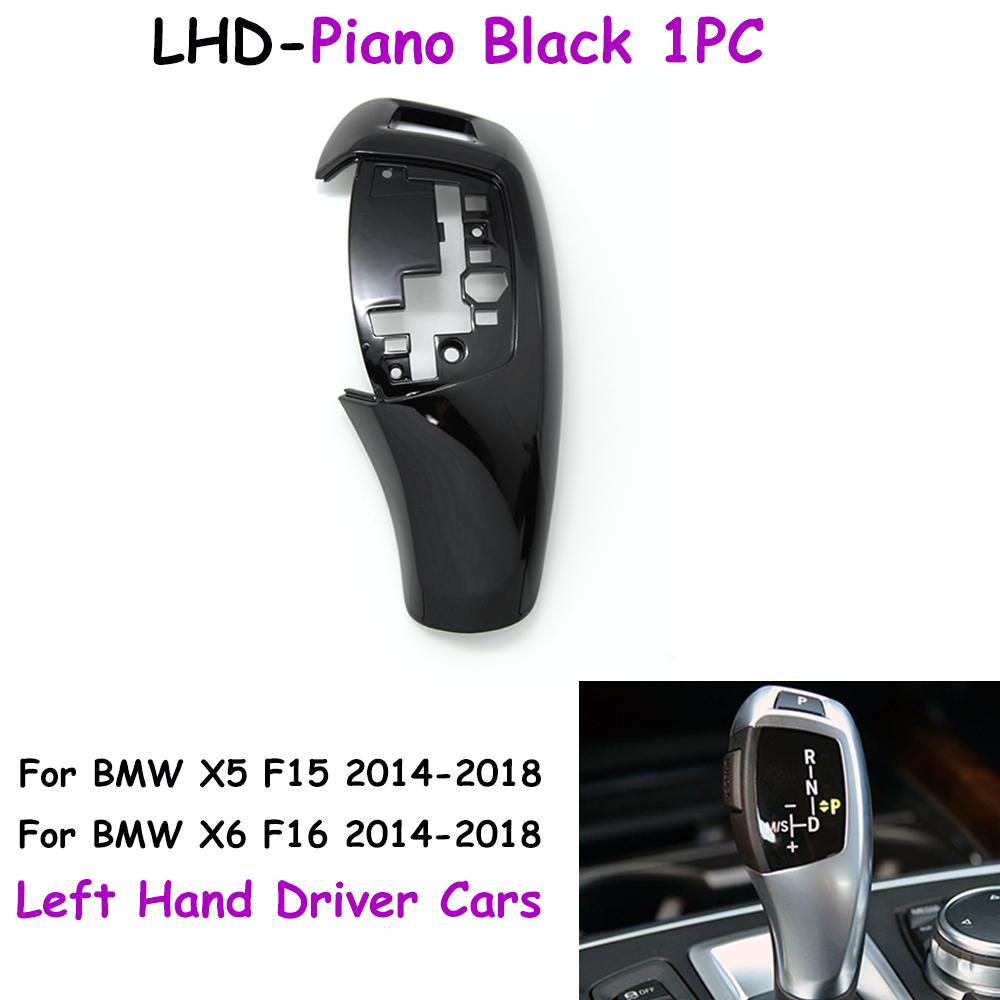 F15 F16 LHD RHD Car Gear Shifter Knob Shift Lever Cover Replacement For BMW X5 X6 Series 2014-2018 61319346825 61319346826