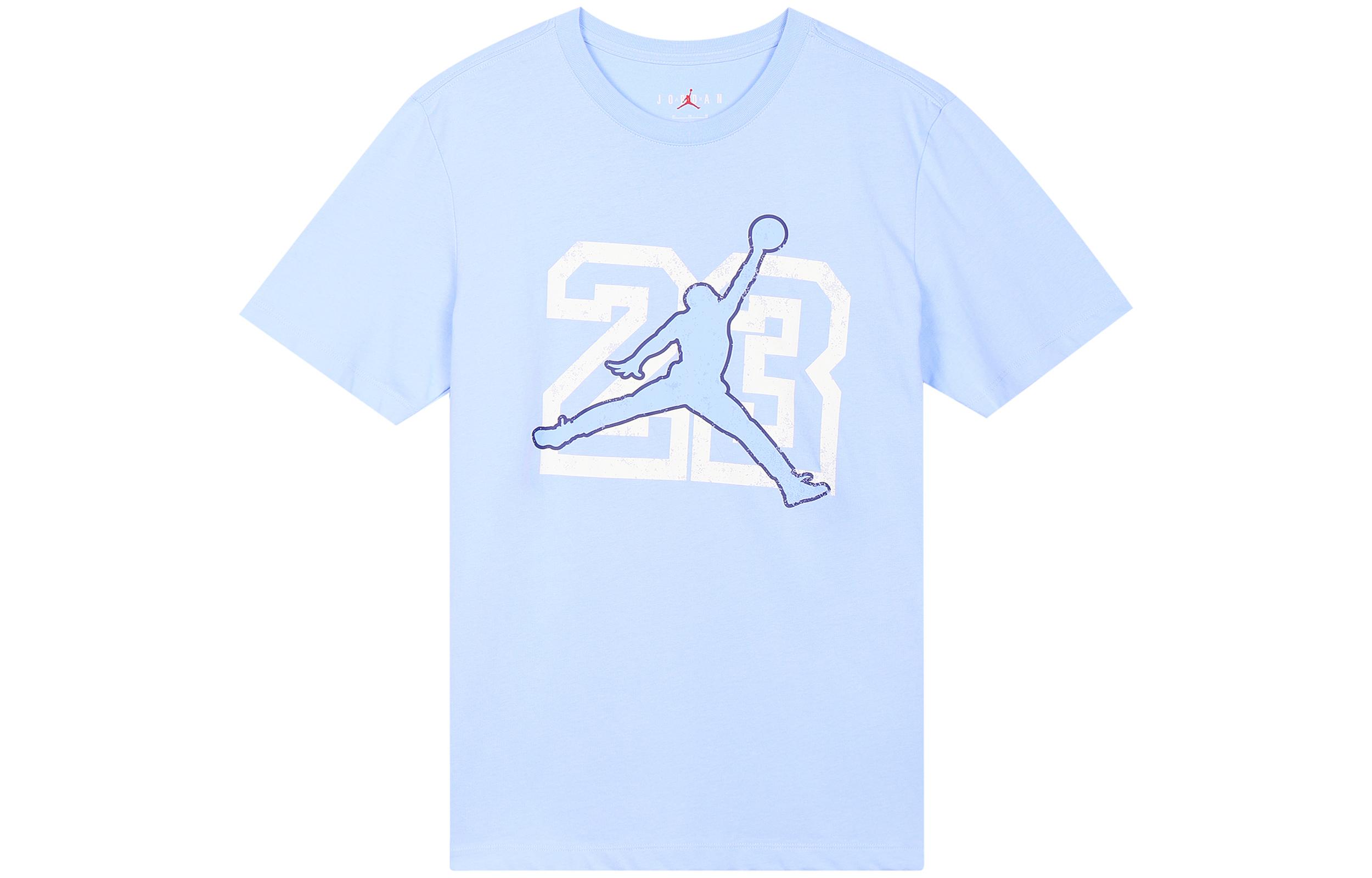 T-shirt Jordan Homme Bleu Saphir Clair L white