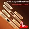 Integrated Design Dustproof Net Stickers for iPhone 17Pro/17 Pro Max Phone Speaker Protection