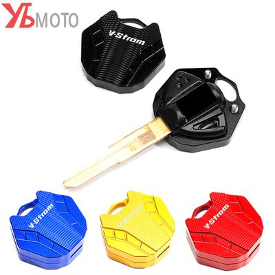 New For Suzuki Vstrom 650 1000 1050/XT DL650 DL1000 V-strom Accessories Motorcycle Aluminum Key Case Cover Shell KeyChain