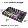 Professional Microphone Mic Bluetooth Sound Mixer Card For PC Condenser USB Wired Digital Live Wireless Soundcard Voice Changer