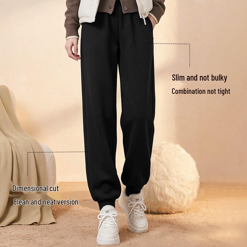 Jeanswest Women's Fleece-Lined Casual Jogger Pants