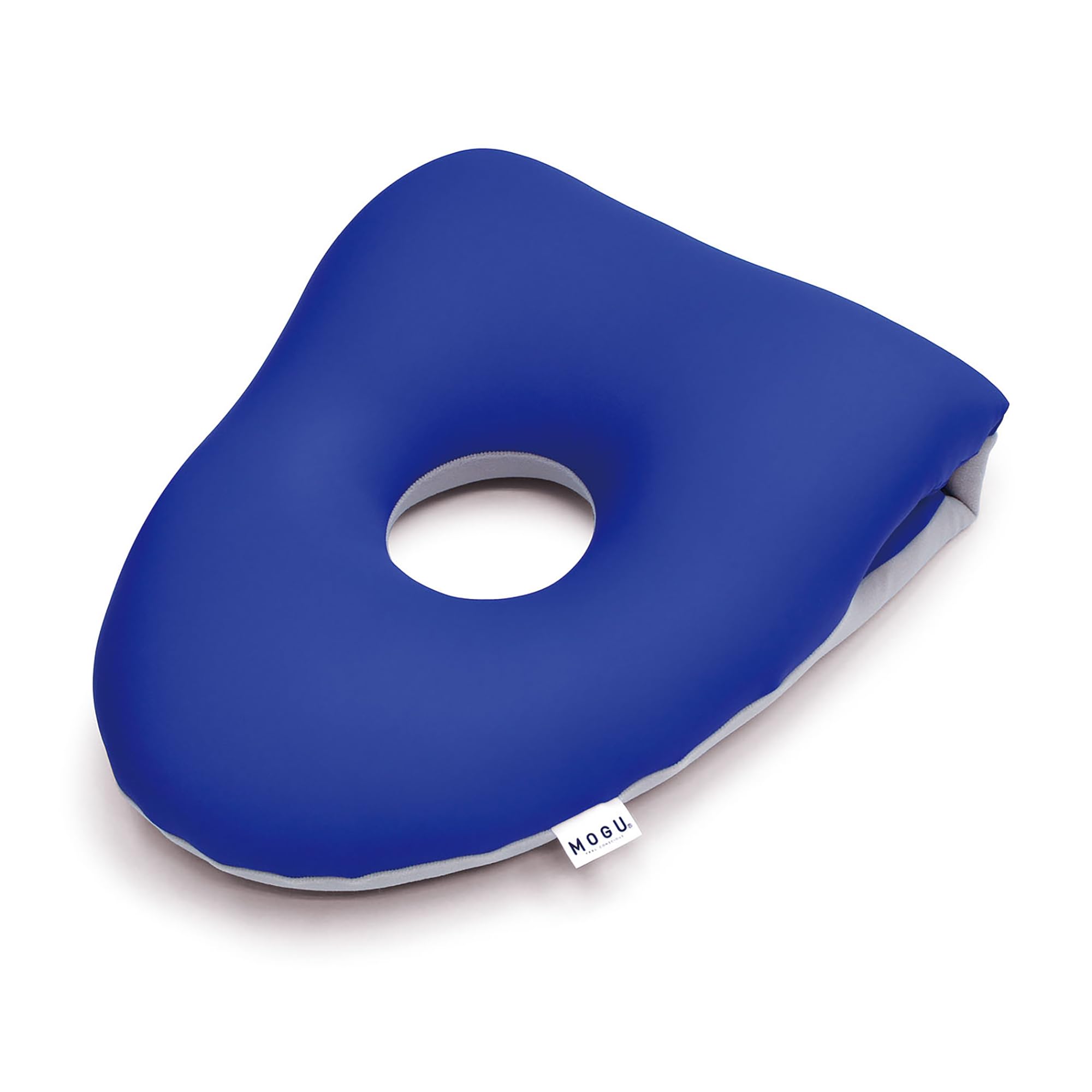 

MOGU Nap Pillow, Made in Japan, This Bead Cushion Meets Your Body s Needs, Durable with Powder Beads, Compact (Approx. 30x40x12cm), Royal Blue,
