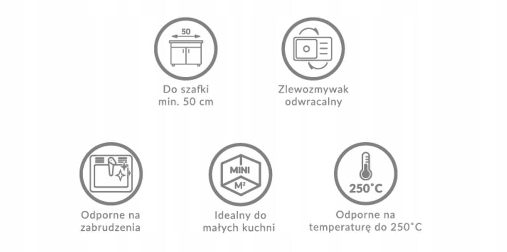Orion 40x50 inset steel kitchen sink + siphon