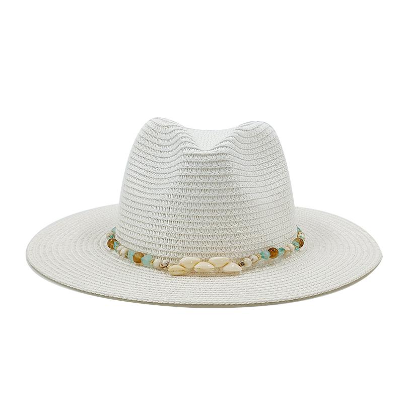 Summer Straw Hat Fashion Simple Hat For Men Women Wide Brim Jazz Hat Casual Classic Sun Hat Foldable Travel Beach Hat