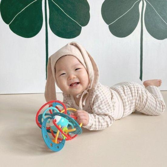 Correntes de Brinquedo Sensorial para Bebê Malang - Conjunto de Mordedores Macios