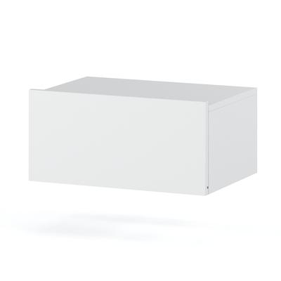 White Hanging Nightstand 45cm 1S Bedside Table Bedroom Furniture Nakastlik