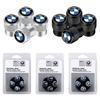 4Pcs 3D Metal Car Wheel Tire Valve Cap Dust-proof Cover For M X1 X3 X5 X6 E90 E70 F30 F10 F20 E87 E60 E39 E46 Accessories LR7
