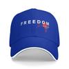 Freedom Blood Splatter Red Signature Charlie Kirk Tribute Baseball Cap  Y2k Cute Couple WomenTrucker Hat Sun Baseball Caps Gift