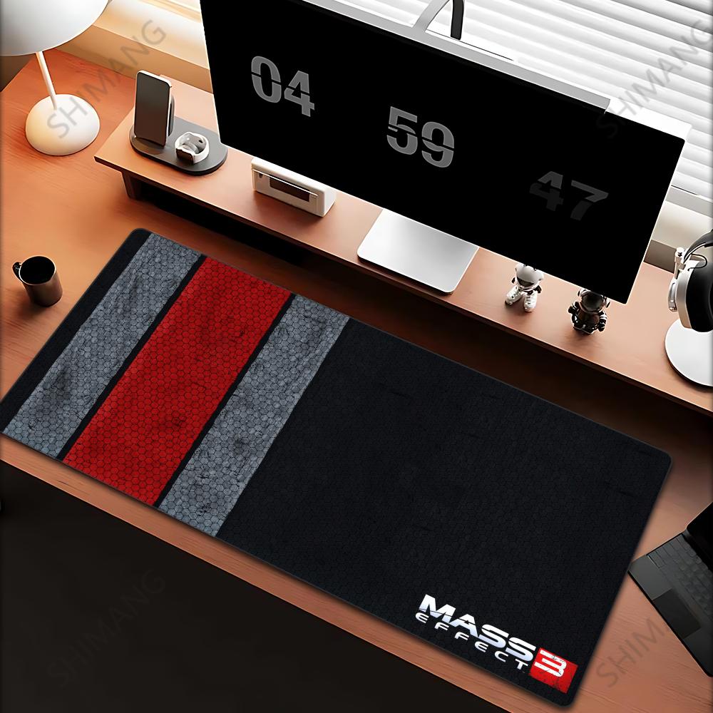Mass Effect N Podkładka pod mysz Duże Akcesoria do gier Mata na mysz Mata na klawiaturę Podkładka na biurko dla gracza PC Podkładka pod mysz komputerową XXL Podkładka pod mysz do laptopa